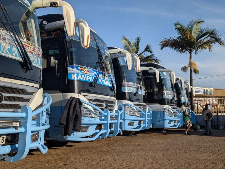Trinity Express coaches ready for journeys across East Africa